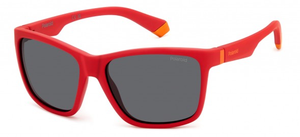 Polaroid Kids PLD 8057/S 0Z3 Matte Red 