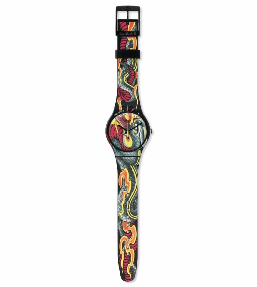 Часы Swatch FIRED SNAKE SUOZ151
