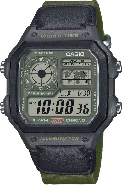 Часы Casio AE-1200WHUB-3A