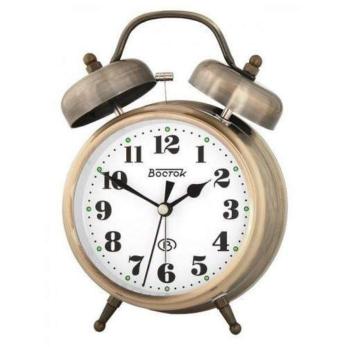 Часы Будильник кварцевый Восток 868-6