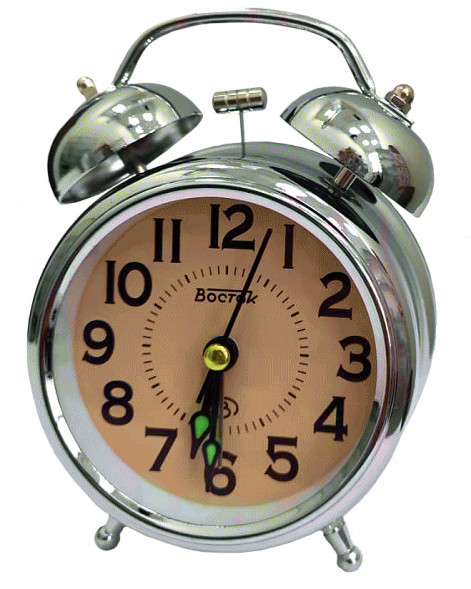 Часы Будильник кварцевый Восток 877-1