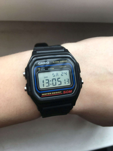 Часы Casio W-59-1E