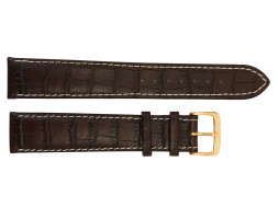 Ремешок коричневый Di-modell 20мм кожа (размер L)