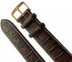 Ремешок коричневый Di-modell 20мм кожа (размер L)