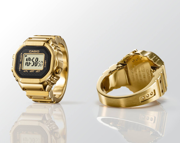 Часы-кольцо Casio CRW-001G-9E