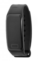 Фитнес браслет GSMIN R1 (Черный) с датчиками давления и пульса