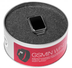 Водонепроницаемые часы GSMIN WP41s с датчиками давления и пульса (Серебристый)
