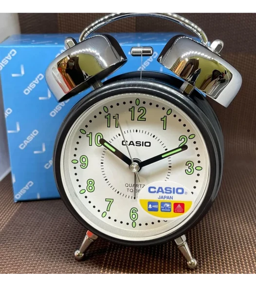 Часы Настольные часы Casio TQ-362-1B, кварцевые, будильник, черные