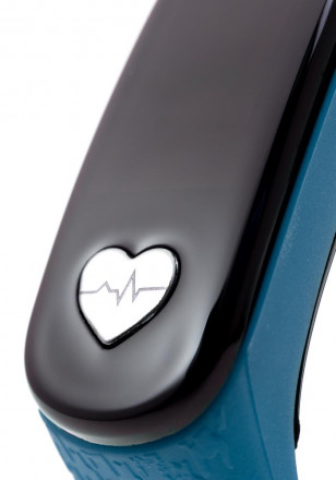 Фитнес браслет GSMIN B9 с датчиками давления и пульса и ЭКГ (Синий)