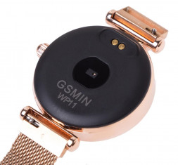 Женские умные часы GSMIN WP11s с датчиком давления и пульса (золотой)