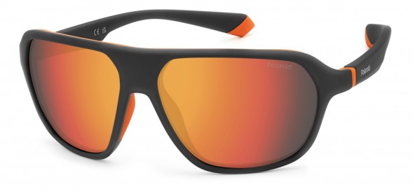 Polaroid PLD 2152/S RC2 Matte Black Orange 