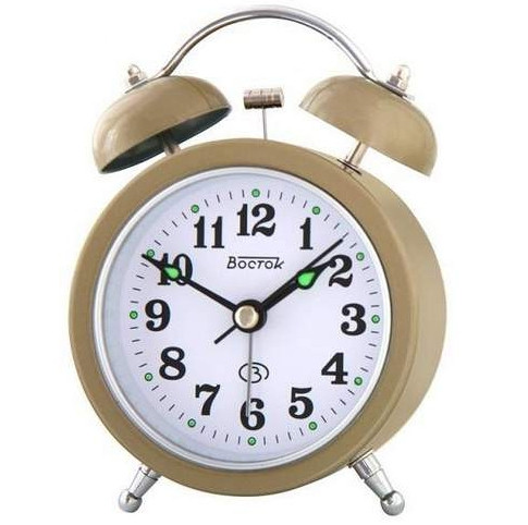 Часы Будильник кварцевый Восток 878-4