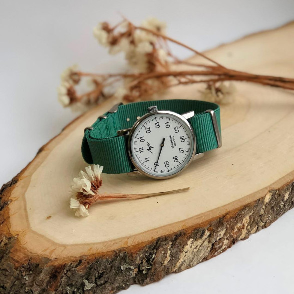 Часы Луч Однострелочник с полиэстеровым ремешком 77471767