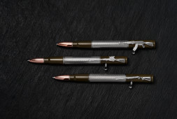 Шариковая ручка с нажимным механизмом с настоящей гильзой (винтовка Мосина) KIT Accessories R012100