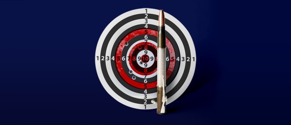 Шариковая ручка с нажимным механизмом с настоящей гильзой (винтовка Мосина) KIT Accessories R012100