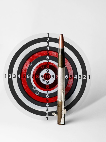 Шариковая ручка с нажимным механизмом с настоящей гильзой (винтовка Мосина) KIT Accessories R012100