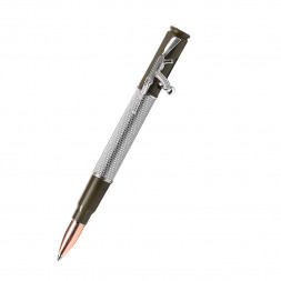 Шариковая ручка с нажимным механизмом с настоящей гильзой (автомат Калашникова) KIT Accessories R013100