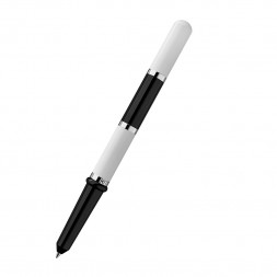 Ручка роллер с поворотным механизмом черно-белая KIT Accessories R015106
