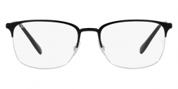 Ray Ban 0RX6494 BLACK ON SILVER