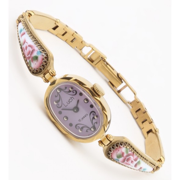 Часы Луч Финифть (овал) 9319631