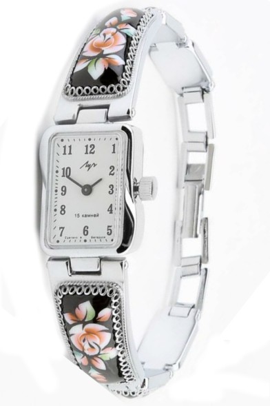 Часы Луч Финифть (прямоугольные) 81361872