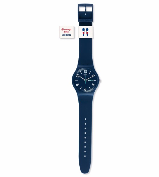 Часы Swatch GREETINGS FROM LONDON SUON705F