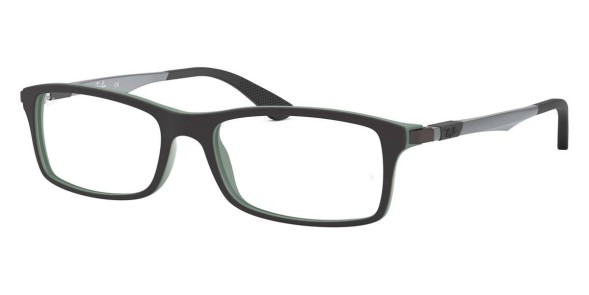 Ray Ban 0RX7017 BLACK ON GREEN