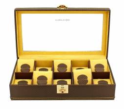 Шкатулка для 10 часов Carbon 32048-8