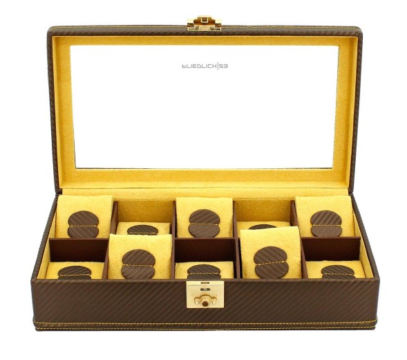 Шкатулка для 10 часов Carbon 32048-8