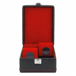 Шкатулка для 4 часов Carbon 32049-2