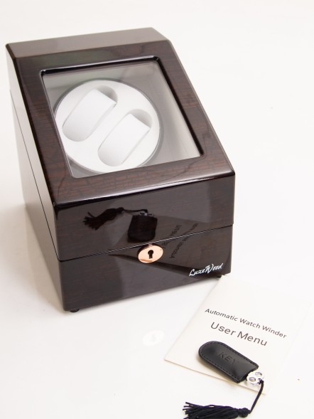Шкатулка для 2 часов с автоподзаводом Luxewood LW024-GC-5