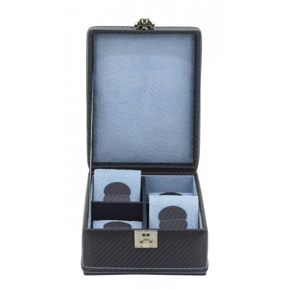 Шкатулка для 4 часов Carbon 32049-5