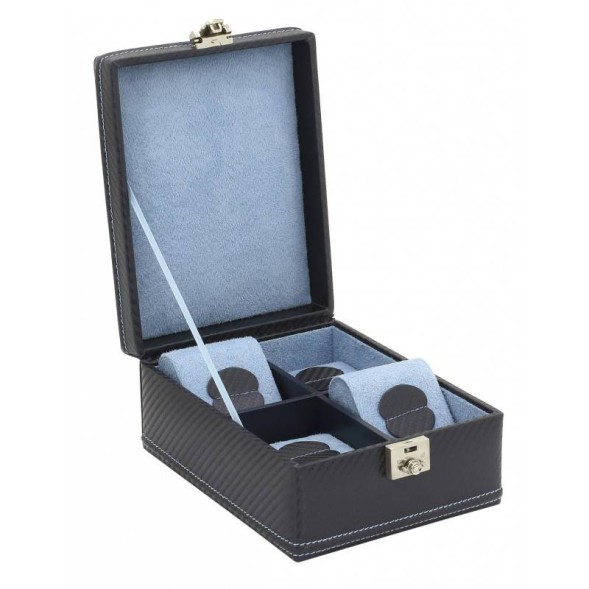 Шкатулка для 4 часов Carbon 32049-5