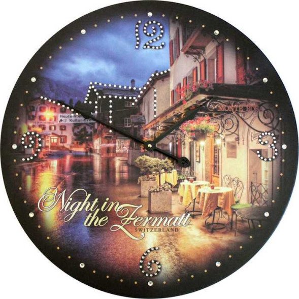 Часы Сантимент со стразами d470 Ночь