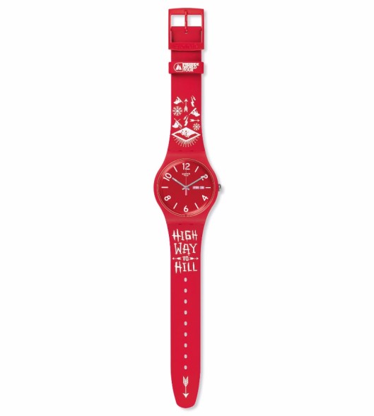 Часы Swatch FWT 2015 RED SUOR705D