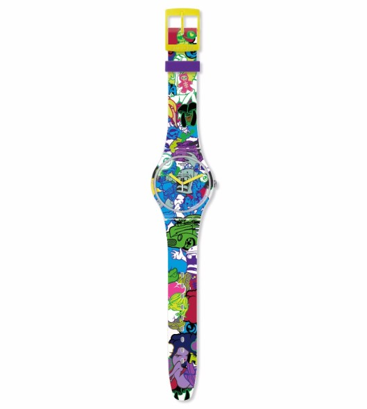 Часы Swatch WALL PAINT SUOW133