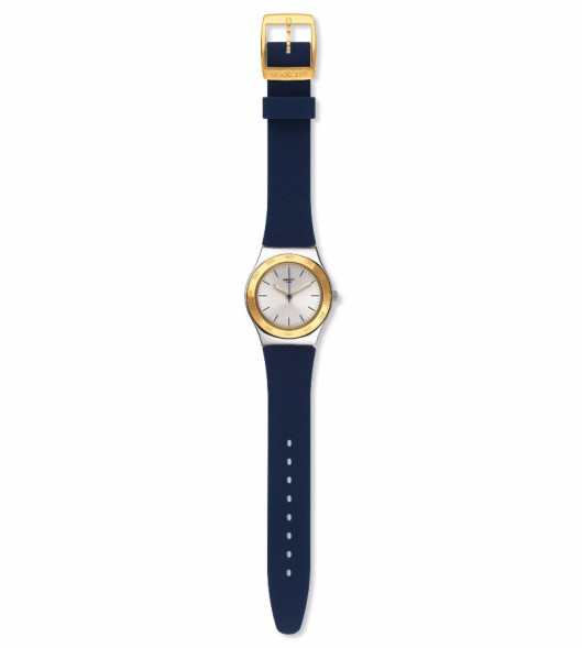 Часы Swatch BLUE PUSH YLS191