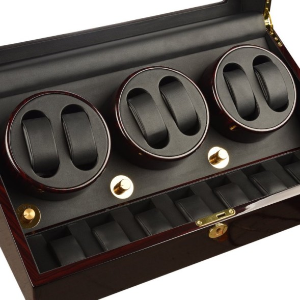 Шкатулка для часов с автоподзаводом LuxeWood LW038-51-3-5