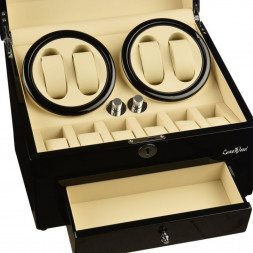 Шкатулка для часов с автоподзаводом LuxeWood LW066-1W-5