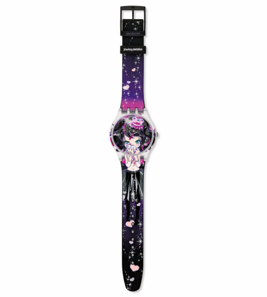 Часы Swatch STRAWBERRY SWITCHBLADE SUOZ110