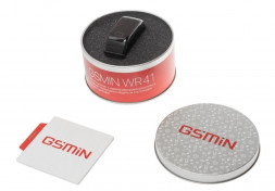 Фитнес браслет GSMIN WR41 с датчиками давления и пульса (черный)