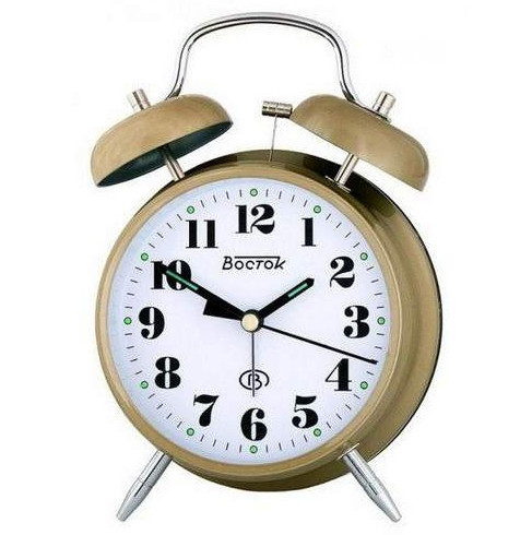Часы Будильник кварцевый Восток 817-4
