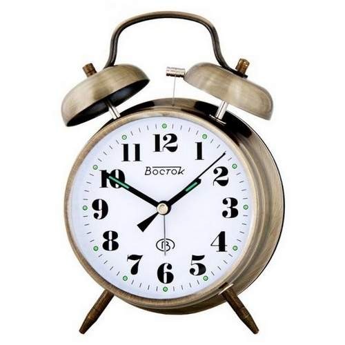 Часы Будильник кварцевый Восток 817-6