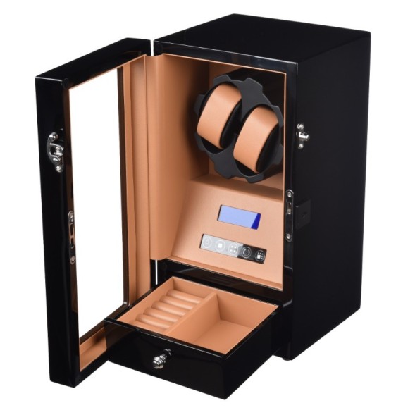 Шкатулка для часов с автоподзаводом LuxeWood LW201X-1BR