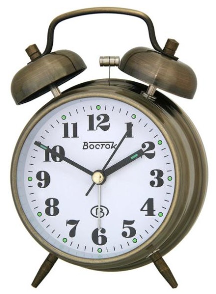 Часы Будильник кварцевый Восток 823-6