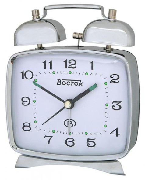 Часы Будильник кварцевый Восток 824-1